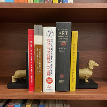 Dachshund Bookends