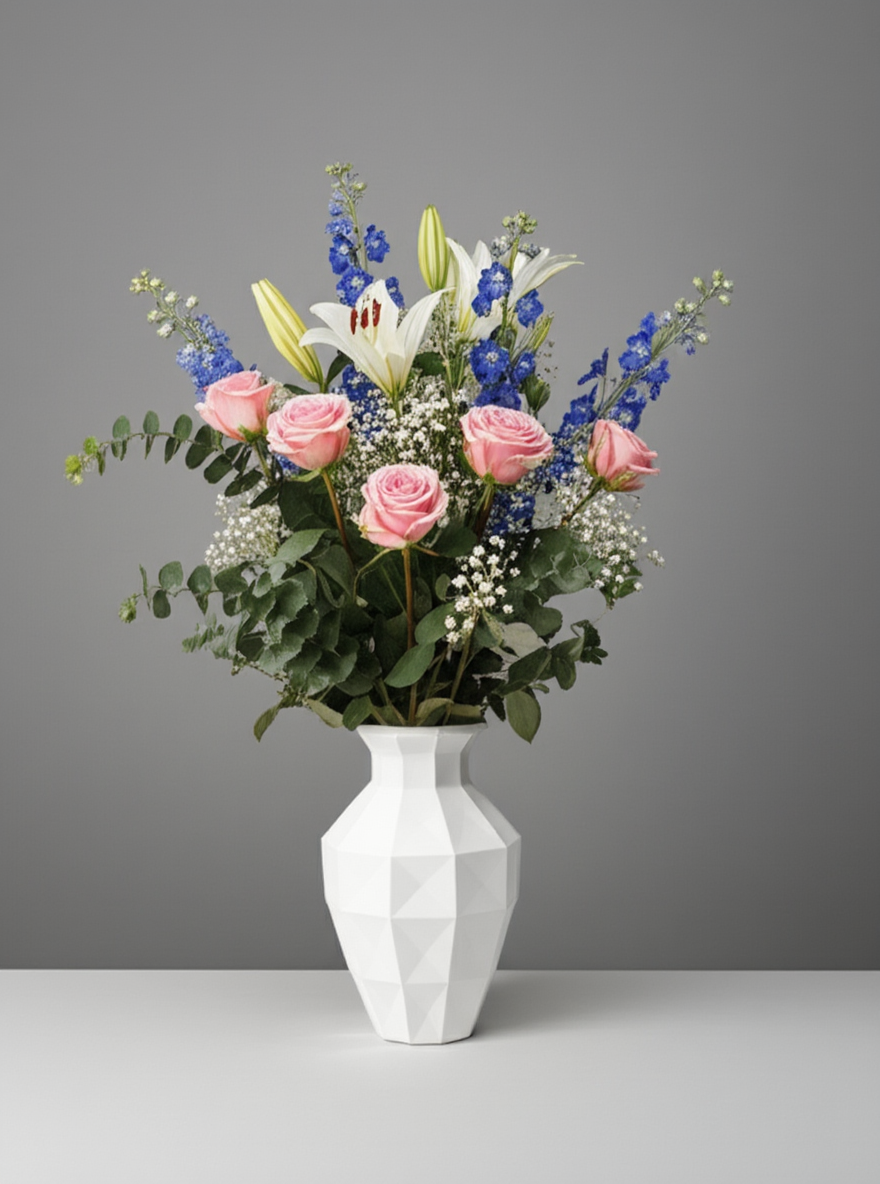 Multi-facet Vase