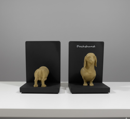 Dachshund Bookends