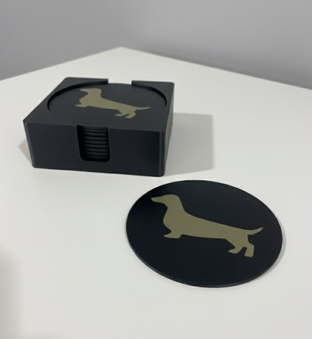 Dachshund Coaster Set