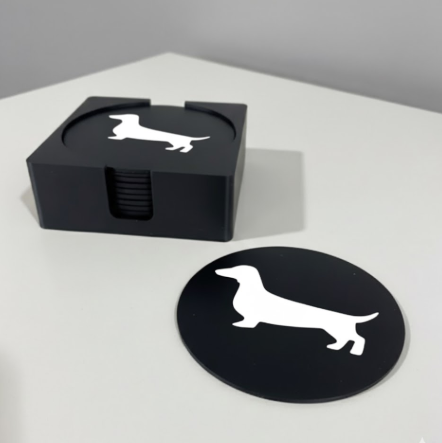 Dachshund Coaster Set