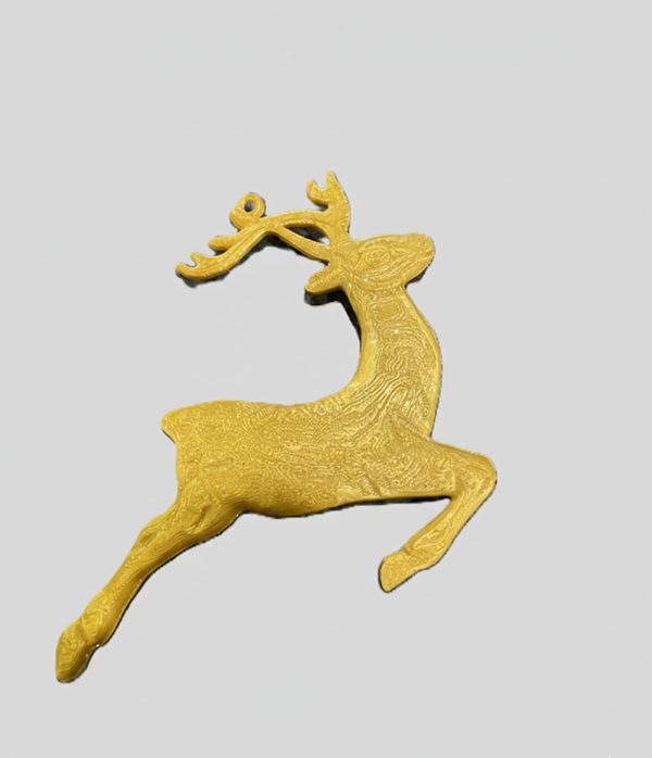 Gold Deer Ornament