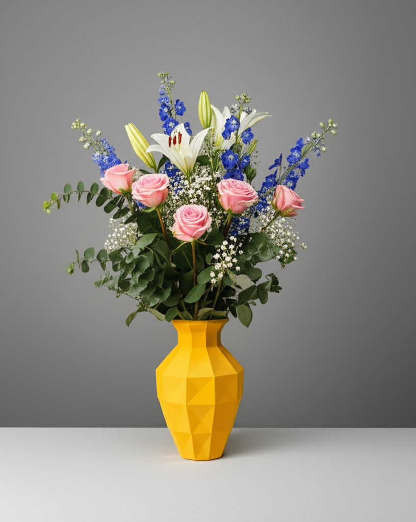 Multi-facet Vase